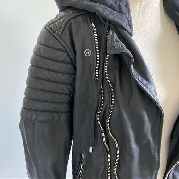 All Saints Men’s Leather Jacket - Picture 2 of 8